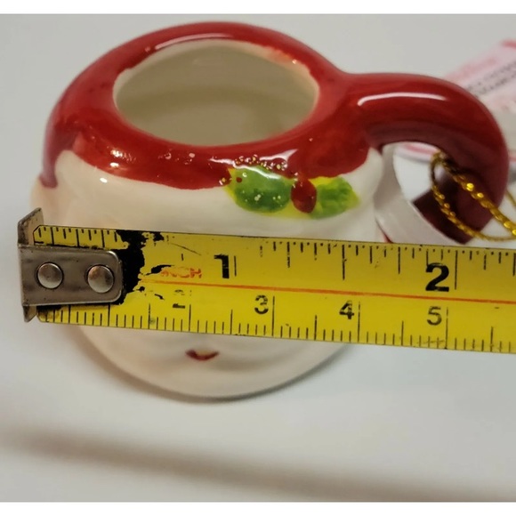 2021 Mr. Christmas Nostalgic Mini Mug Ornament Lot of 5 Holiday Ceramic 1.5 in. - Picture 10 of 11